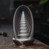 Creative Staircase Smoke Mystic Waterfall Backflow Fountain Incense Burner for Sale