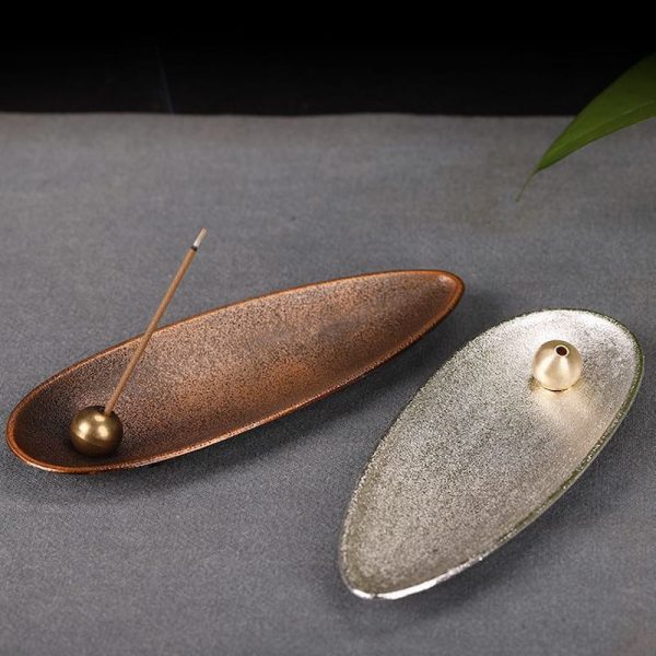 Clear Glass Mount Fuji Japanese Style Incense Burner for Sticks | Lulu Incense
