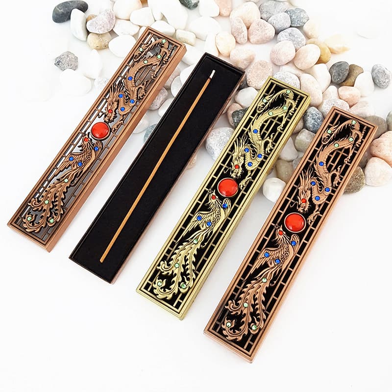 Vintage Traditional Patterns Sandal Wooden Stick Incense Burner Holder Box Vintage Traditional Patterns Sandal Wooden Stick Incense Burner Holder Box | Lulu Incense