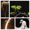 Electric Ceramic Zen Theme Red Buddha Incense Backflow Burner with LED Light | Lulu Incense