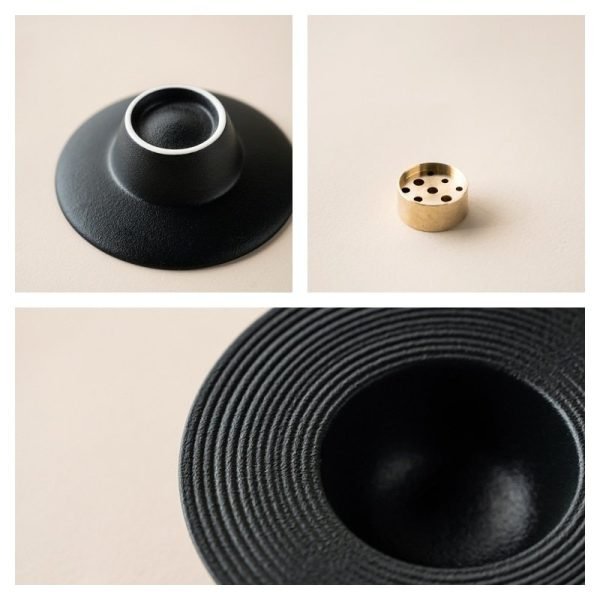 Antique Alloy Japanese Style Leaf and Boat Shaped Sticks Incense Burner | Lulu Incense