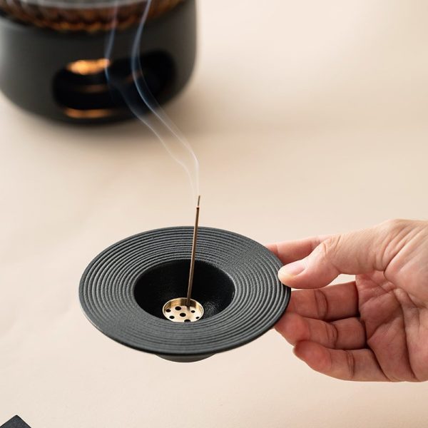 Antique Alloy Japanese Style Leaf and Boat Shaped Sticks Incense Burner | Lulu Incense