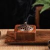 Best Antique Walnut Wood Burning Cone Incense Burner for Sale | Lulu Incense