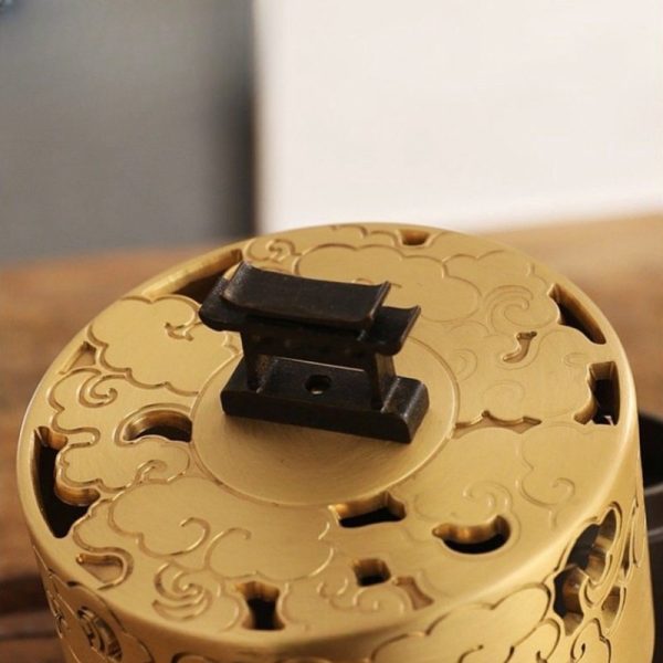 Auspicious Clouds Small Chinese Antique Copper Incense Burner for Sale | Lulu Incense