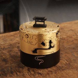 Auspicious Clouds Small Chinese Antique Copper Incense Burner for Sale | Lulu Incense