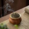 Best Antique Walnut Wood Burning Cone Incense Burner for Sale | Lulu Incense