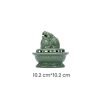 Black Alloy Japanese Style Incense Cone Burning Holder with Hanging Ball | Lulu Incense