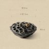 Elegant Vintage Ceramic Purple Crane Incense Burner for Cones | Lulu Incense