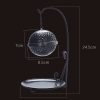 Black Alloy Japanese Style Incense Cone Burning Holder with Hanging Ball