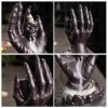 Handmade Ceramic Halloween Yellow Pumpkin Shaped Smoke Backflow Incense Cone Burner | Lulu Incense