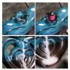 Blue and Brown Heart Shaped Valentine's Day Waterfall Backflow Incense Burning Holder | Lulu Incense