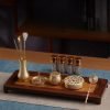 Asian Brass Agarwood Home Incense Powder Making Burner Pattern Kit | Lulu Incense