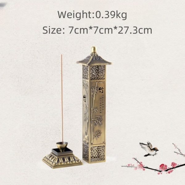 Traditional Bamboo Theme Chinese Tower Incense Burner Stick Holder for Sale | Lulu Incense