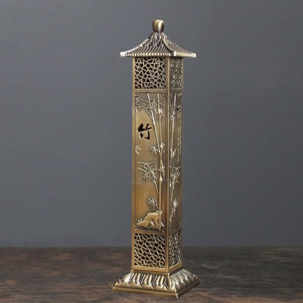 Traditional Bamboo Theme Chinese Tower Incense Burner Stick Holder for Sale | Lulu Incense