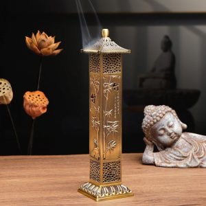 Traditional Bamboo Theme Chinese Tower Incense Burner Stick Holder for Sale | Lulu Incense