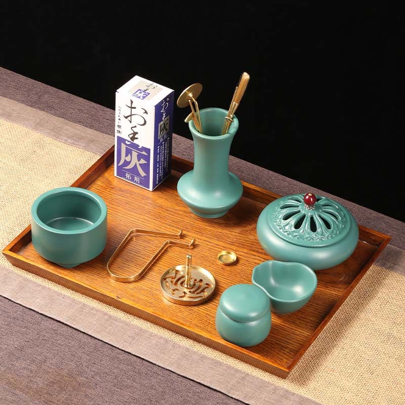 Asian Brass Agarwood Home Incense Powder Making Burner Pattern Kit Asian Brass Agarwood Home Incense Powder Making Burner Pattern Kit | Lulu Incense