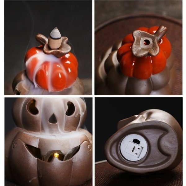 Ceramic Tree Monster Halloween Waterfall Incense Burner Holder | Lulu Incense