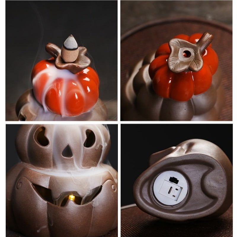 Ceramic Tree Monster Halloween Waterfall Incense Burner Holder Ceramic Tree Monster Halloween Waterfall Incense Burner Holder | Lulu Incense