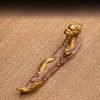 Ceramic Elegant Blue and Golden Sleeping Dragon Stick Incense Burner | Lulu Incense