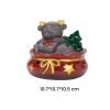 Resin Green and Yellow Mushroom House LED Christmas Incense Burning Holder | Lulu Incense