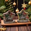 Ceramic Santa Claus and Snowman Christmas Star Shaped Incense Burner- all variations included