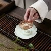 Antique Ceramic Frog with Lotus Leaf Incense Burning Holder for Sticks | Lulu Incense