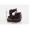 Ceramic Elegant Blue and Golden Sleeping Dragon Stick Incense Burner