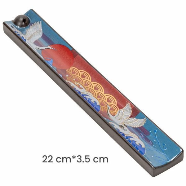 Chinese Antique Enamel Patterns Ceramic Scent Sticks Incense Burner | Lulu Incense