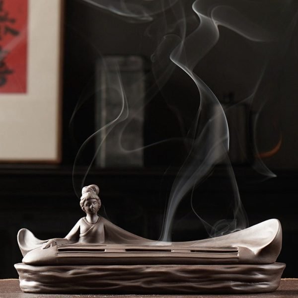 Vintage Traditional Patterns Sandal Wooden Stick Incense Burner Holder Box | Lulu Incense