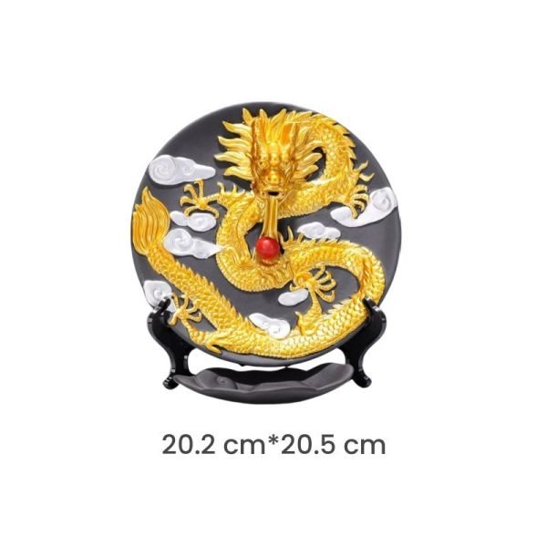 Elegant Purple Clay Dragon Play with Pearl Backflow Incense Holder | Lulu Incense