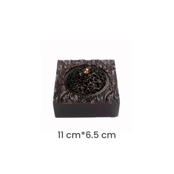 Handmade Walnut Cherry Blossom Shaped Wood Sticks Incense Burner | Lulu Incense