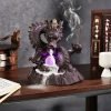 Chinese Dragon Ceramic Smoke Waterfall Backflow Incense Burner with LED Lighting