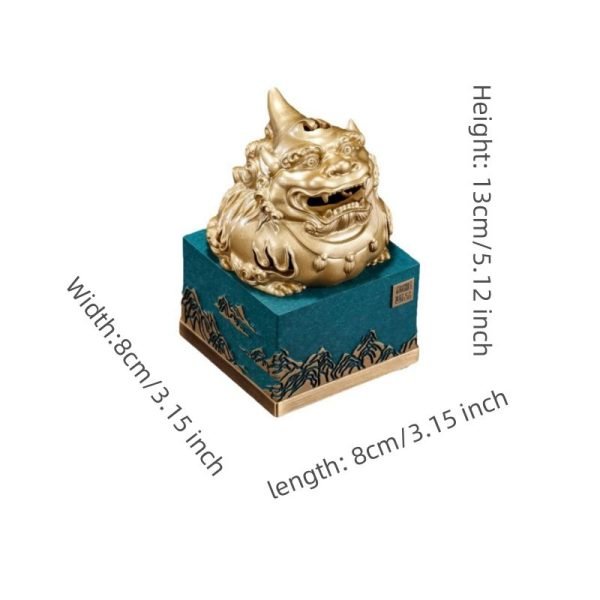 Chinese Foo Dog Bronze Brass Chinese Burner Antique for Sale | Lulu Incense