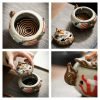 Chinese Foo Dog Ceramic Coil Incense Burner Holder with Lid | Lulu Incense