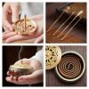 Green Ceramic Lotus Theme Asian Agarwood Loose Incense Powder Burner Kit | Lulu Incense