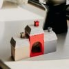 Christmas Village Smoking Chimney Log Cabin Incense Burner | Lulu Incense