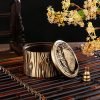 Small Cicada and Tree Pattern Tibetan Bowl Copper Incense Burner Antique | Lulu Incense