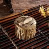 Small Cicada and Tree Pattern Tibetan Bowl Copper Incense Burner Antique | Lulu Incense