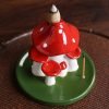 Creative Mushroom Ceramic Waterfall Backflow Incense Fountains Burner