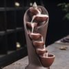 Creative and Unique Torch Ceramic Waterfall Fountain Backflow Incense Burner