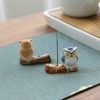 Clear Glass Mount Fuji Japanese Style Incense Burner for Sticks | Lulu Incense