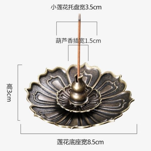Detachable Lotus Chinese Best Stick Incense Censer Burner