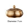 Small Dual Fish Antique Chinese Brass Bronze Incense Burner for Cones and Coil Incense | Lulu Incense