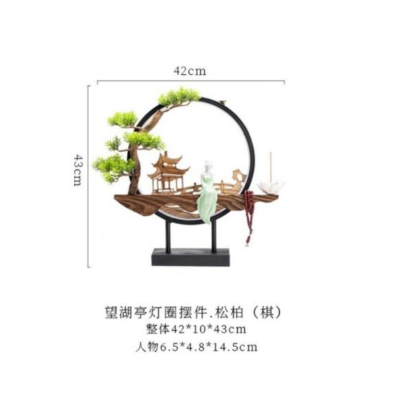 Electric Antique Chinese Tree and Plum Fountain Waterfall Incense Burner Holder with LED Light | Lulu Incense