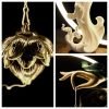 Electric White Porcelain Laughing Buddha LED Incense Backflow Waterfall Burner with Hanging Lotus