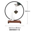 Electric White Porcelain Laughing Buddha LED Incense Backflow Waterfall Burner with Hanging Lotus