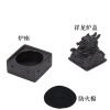 Best Japanese Style Black and White Mountain Ceramic Incense Cone Holder for Sale | Lulu Incense