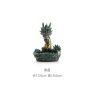 Elegant Purple Clay Dragon Play with Pearl Backflow Incense Holder | Lulu Incense