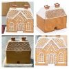 Festival Gingerbread House Log Cabin Incense Burner with Smoking Chimney | Lulu Incense