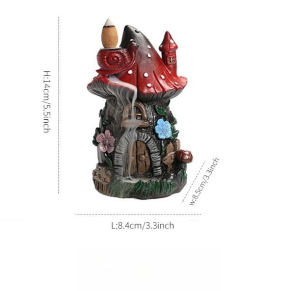 Halloween Smoking Black Crow Resin Incense Burner Holder for Cones | Lulu Incense
